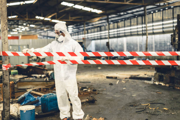 Professional Biohazard technician working in Mantua, VA